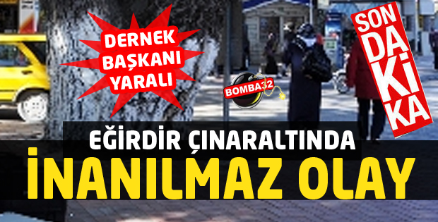 Dernek Başkanı Yaralı, Her yer Kan Oldu...