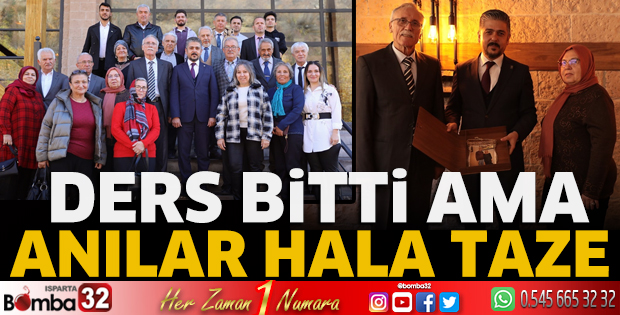 Ders bitti ama anılar hala taze
