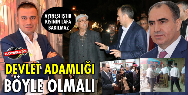 DEVLET ADAMLIĞI BÖYLE  OLMALI  