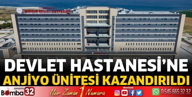 Devlet Hastanesi'ne Anjiyo Ünitesi Kazandırıldı