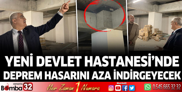 Devlet Hastanesi'ne izolatörler yerleştirildi