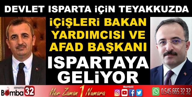 DEVLET ISPARTA İÇİN TEYAKKUZDA