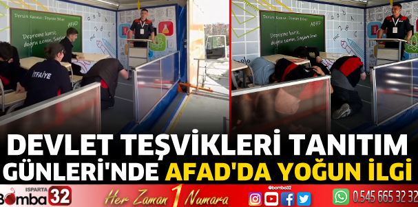 Devlet Teşvikleri Tanıtım Günleri'nde AFAD'da yoğun ilgi