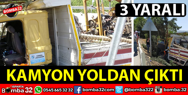 DEVRİLEN KAMYONDA CAN PAZARI