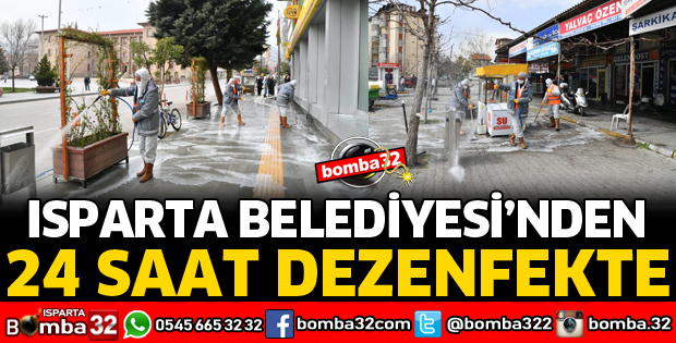 DEZENFEKTE ÇALIŞMALARINDA DUR DURAK YOK