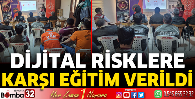 Dijital risklere karşı eğitim verildi     