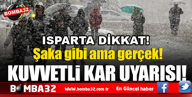 DİKKAT  28 İLDE KUVVETLİ KAR ALARMI VERİLDİ
