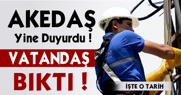 Dikkat Elektrik Kesintisi!