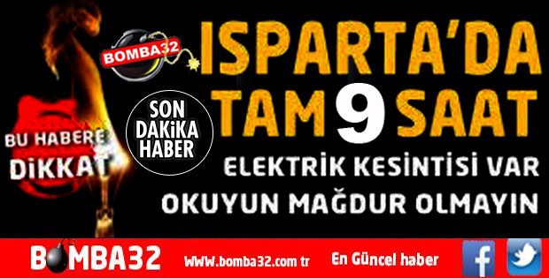 DİKKAT ELEKTRİK KESİNTİSİ TAM 9 SAAT