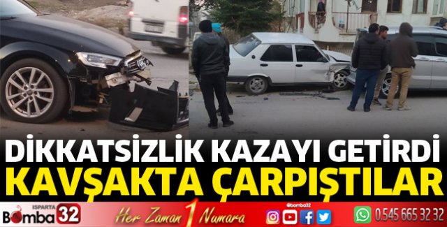 Dikkatsizlik kazayı getirdi