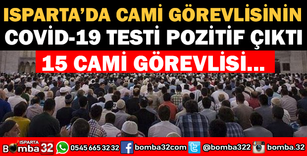 DİN GÖREVLİSİNİN KORONAVİRÜS TESTİ POZİTİF ÇIKTI