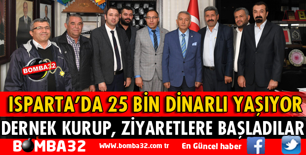 DİNARLILARDAN BAŞKAN GÜNAYDIN’A ZİYARET