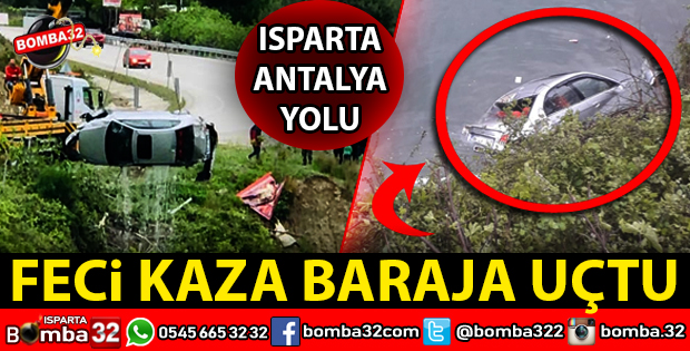 DİREKSİYON HAKİMİYETİNİ KAYBETTİ BARAJA UÇTU