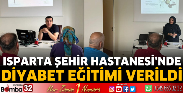 Diyabet eğitimi verildi