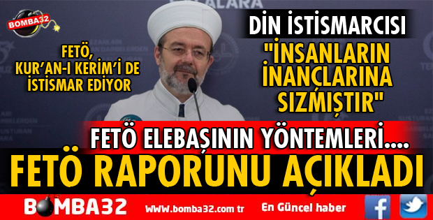 DİYANET FETÖ RAPORUNU AÇIKLADI