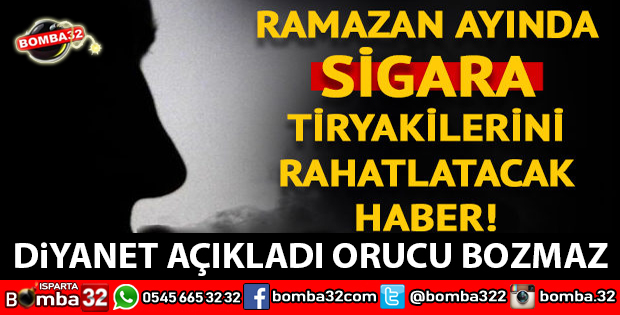 DİYANET FETVA ÇIKARDI SİGARA TİRYAKİLERİNE MÜJDE!