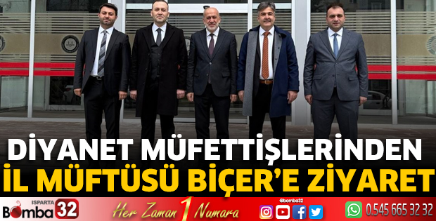 Diyanet Müfettişlerinden İl Müftüsü Biçer’e ziyaret