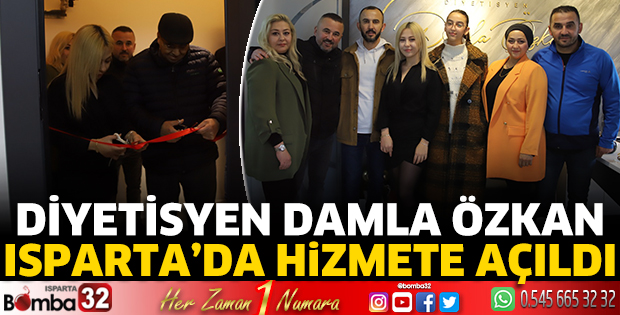 Diyetisyen Damla Özkan hizmete açıldı