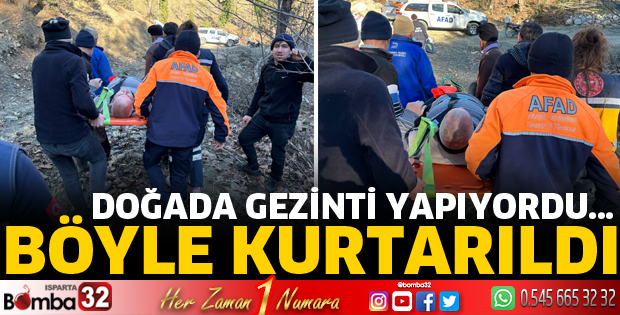 Doğa gezintisi hastanede bitti