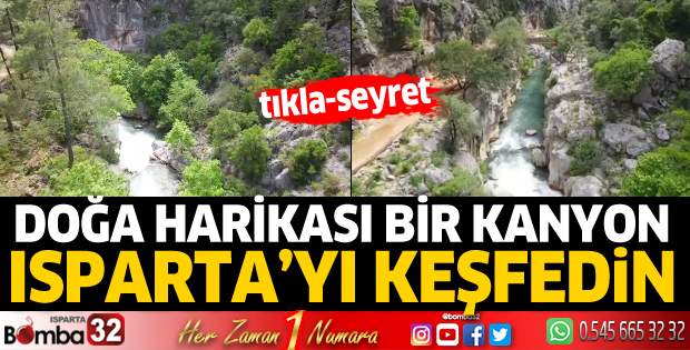 Doğa harikası bir kanyon
