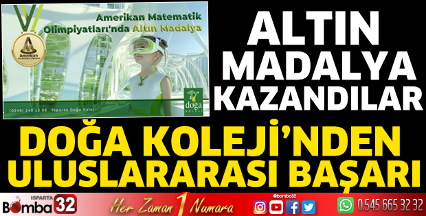 Doğa Koleji'nden uluslararası başarı