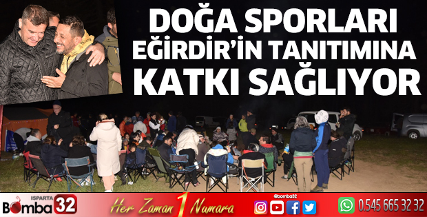 Doğa sporları Eğirdir’in tanıtımına katkı sağlıyor