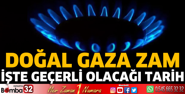 Doğal gaza zam
