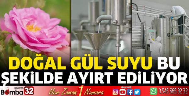 Doğal gül suyu bu şekilde ayırt ediliyor