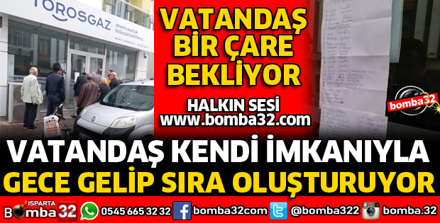 DOĞALGAZ ABONESİ OLACAK VATANDAŞLAR DERTLİ