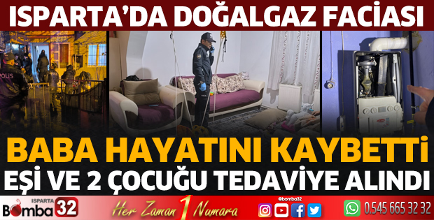 Doğalgaz faciası 1 ölü 