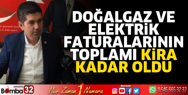 Doğalgaz ve elektrik faturası tepkisi