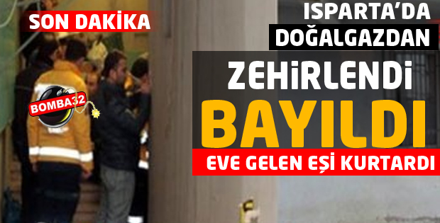 Doğalgazdan zehirlendi