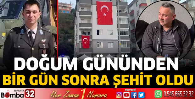 Doğum gününden bir gün sonra şehit oldu