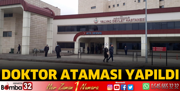 Doktor ataması yapıldı