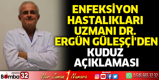 Doktor Güleşçi'den kuduz açıklaması