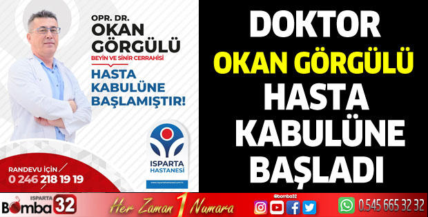 Doktor Okan Görgülü hasta kabulüne başladı 