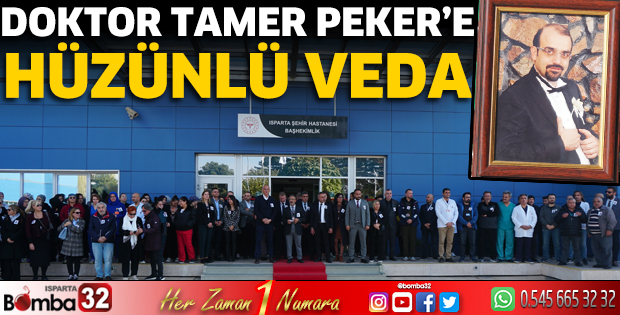 Doktora hüzünlü veda
