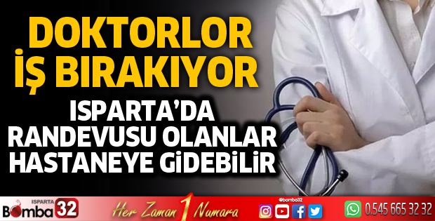 Doktorlardan iş bırakma eylemi