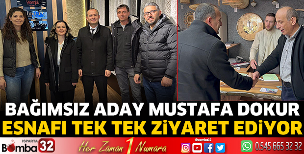 Dokur’dan esnaf ziyareti 