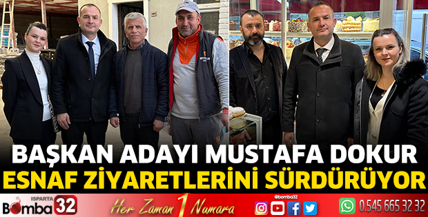 Dokur'dan esnaf ziyaretleri