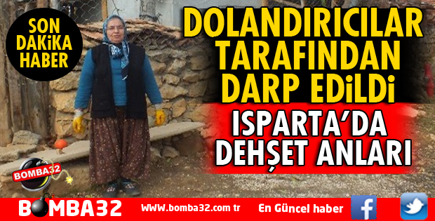 DOLANDIRICILARDAN ŞÜPHELENEN KADIN TELEFONA SARILINCA DARP EDİLDİ