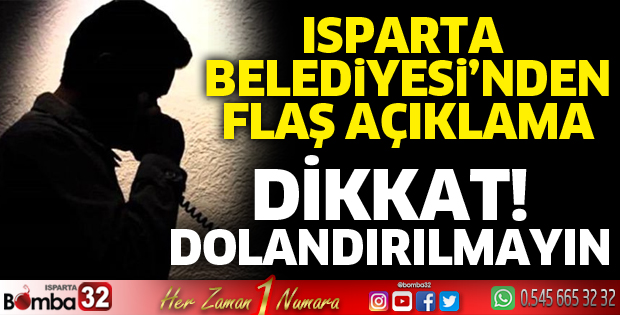 Dolandırılmayın