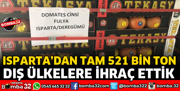 DOMATES VE KESME ÇİÇEK İHRACATI BAŞLADI