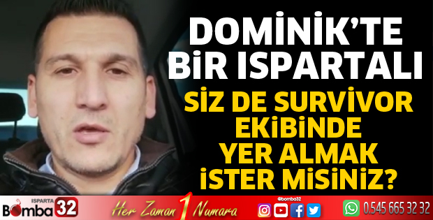 DOMİNİK’TE BİR ISPARTALI