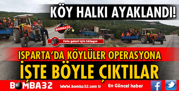 DOMUZLAR KÖYLÜLERİ ÇİLEDEN ÇIKARTTI