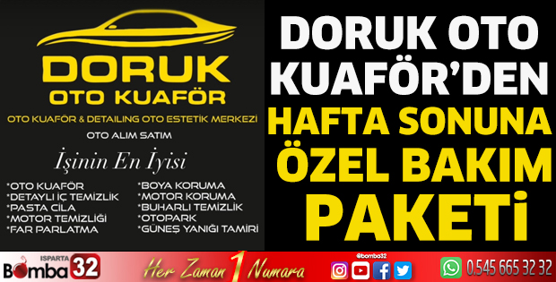 Doruk Oto Kuaför’den hafta sonuna özel bakım paketi