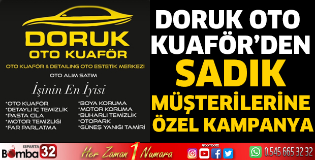 Doruk Oto Kuaför’den Sadık Müşterilerine Özel Kampanya