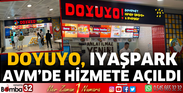 Doyuyo, Iyaşpark AVM’de Hizmete Açıldı