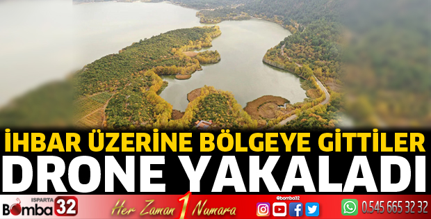 Drone yakaladı