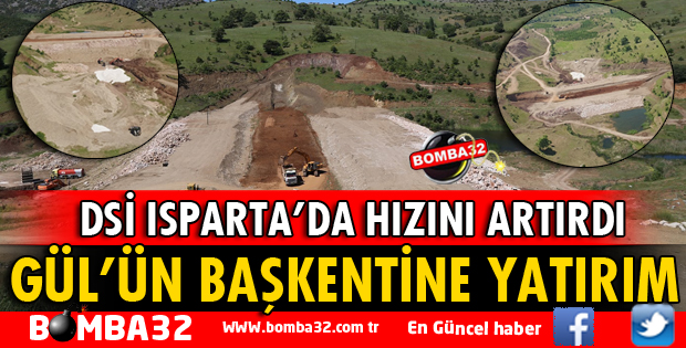 DSİ’NİN GÜL’ÜN BAŞKENTİNE YATIRIMLAR DEVAM EDİYOR
